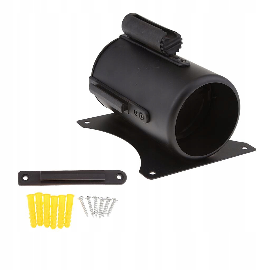 Retactable Ribbon Stanchion Queue Post Rope Safety 16.4 Czarno-żółty