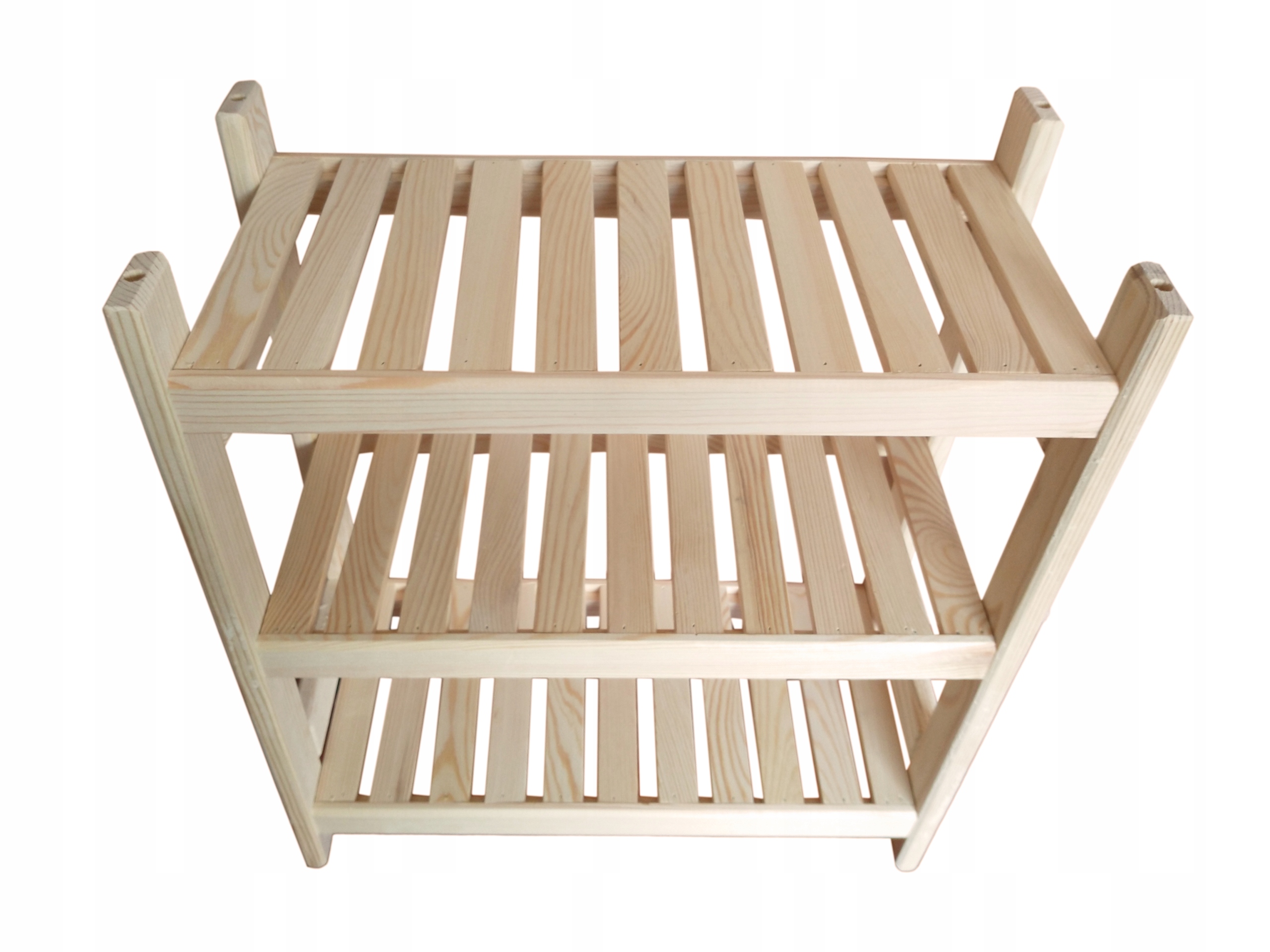Regał sosnowy modułowy 3 półki 60x44x25 cm Głębokość produktu 25 cm