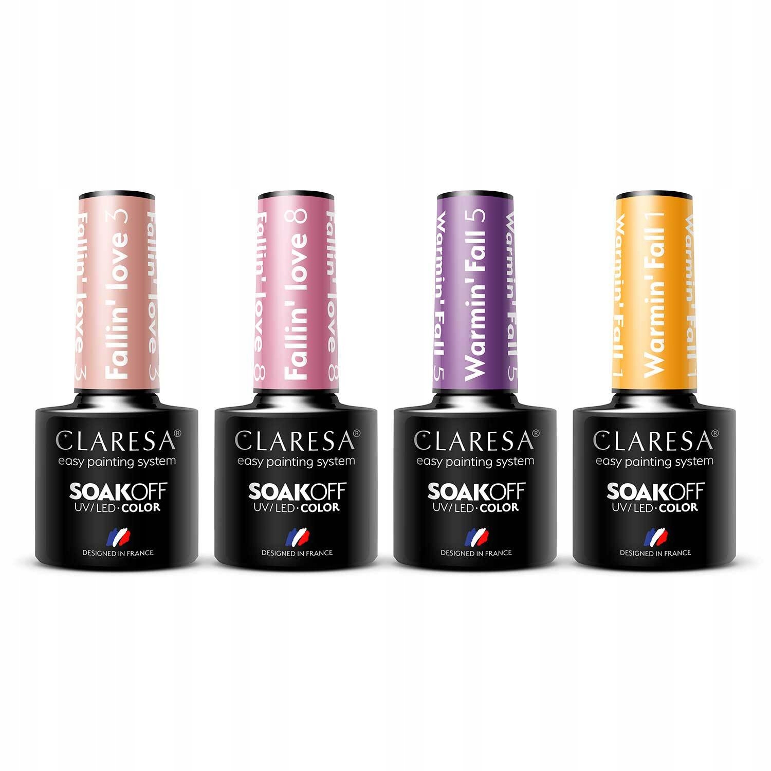 

Claresa Jesienna Kolekcja Autumn MIX 4 Lakiery