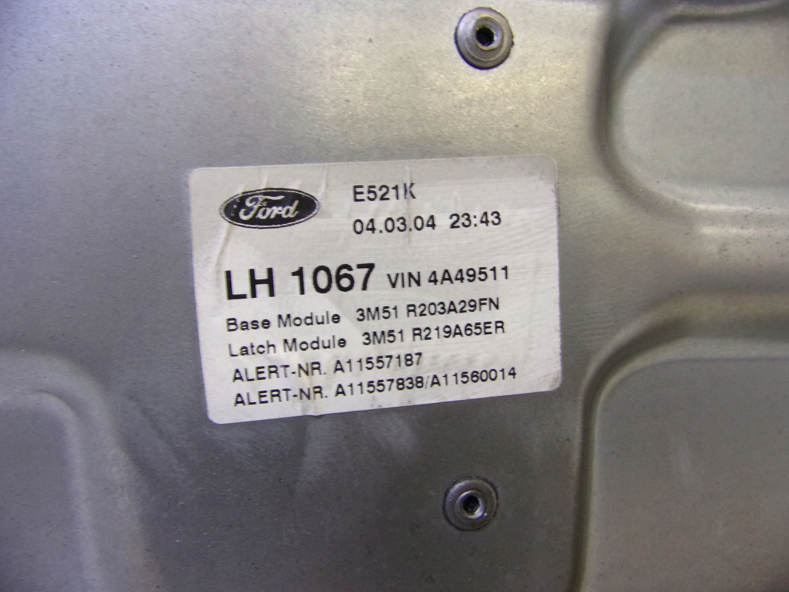ELE mechanism windows left front FORD C-MAX 3M51R045H17A 3M5T14B531AG