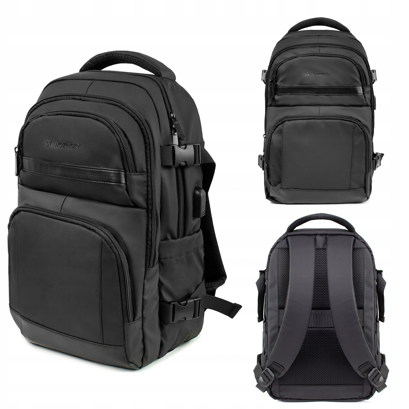 Plecak podróżny Wozinsky tornister 20L na laptop 40x20x25 cm do samolotu
