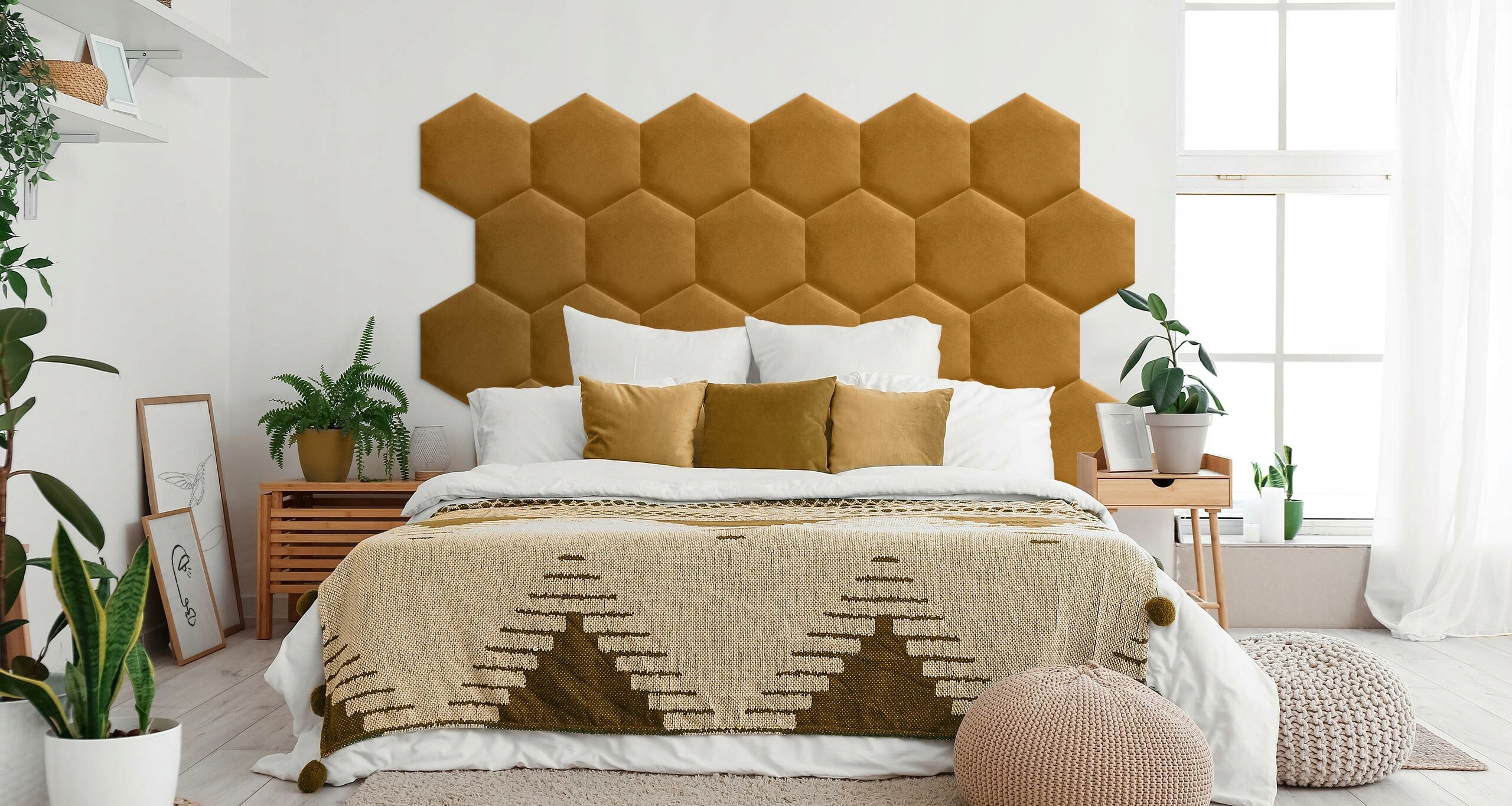 PANELE TAPICEROWANE PLASTER MIODU ŻÓŁTY 30x26 Kod producenta PT-715-H15-T18