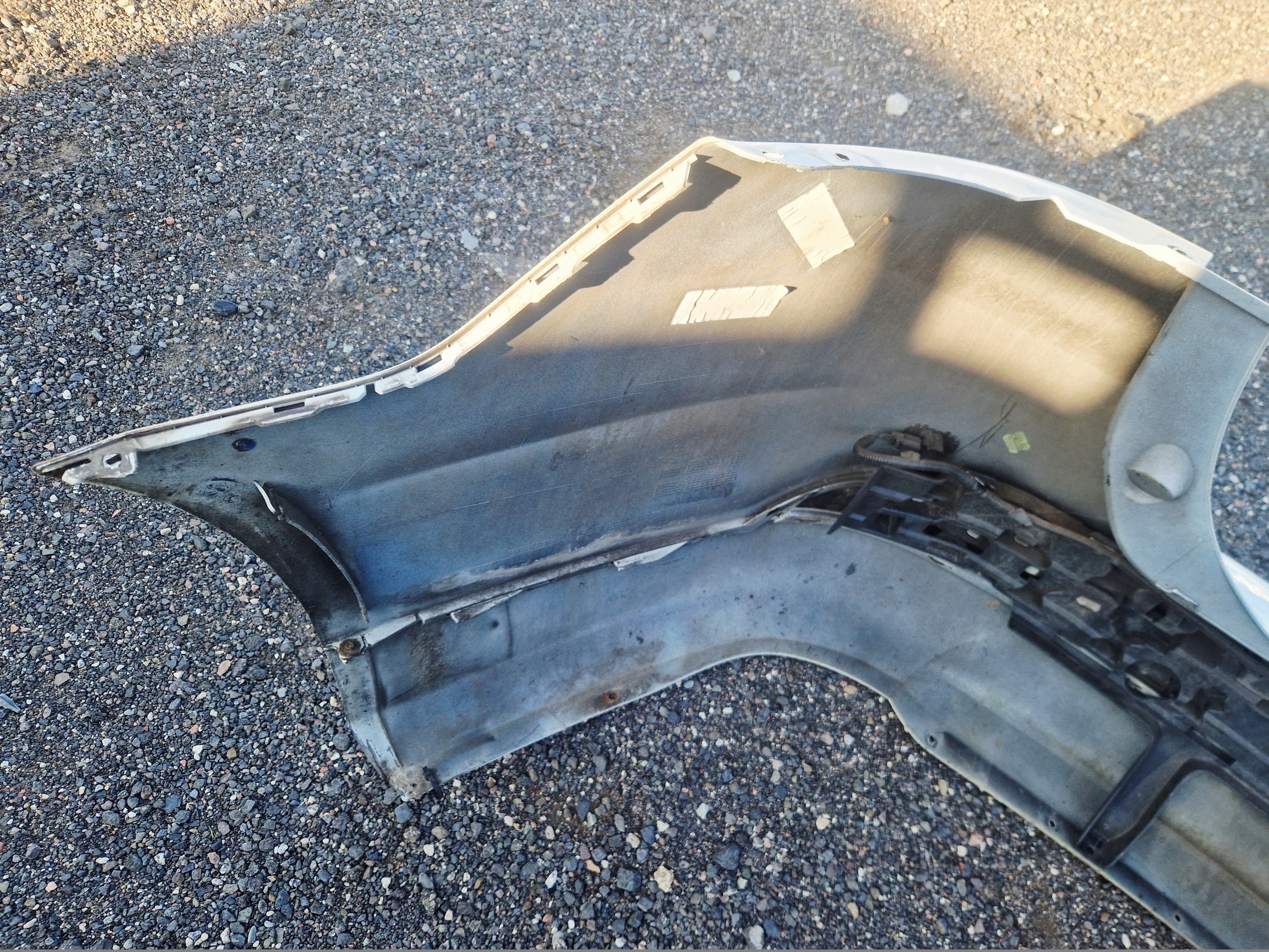 FORD MONDEO MK5 HB 5D bumper rear part TYLNI white colour FD