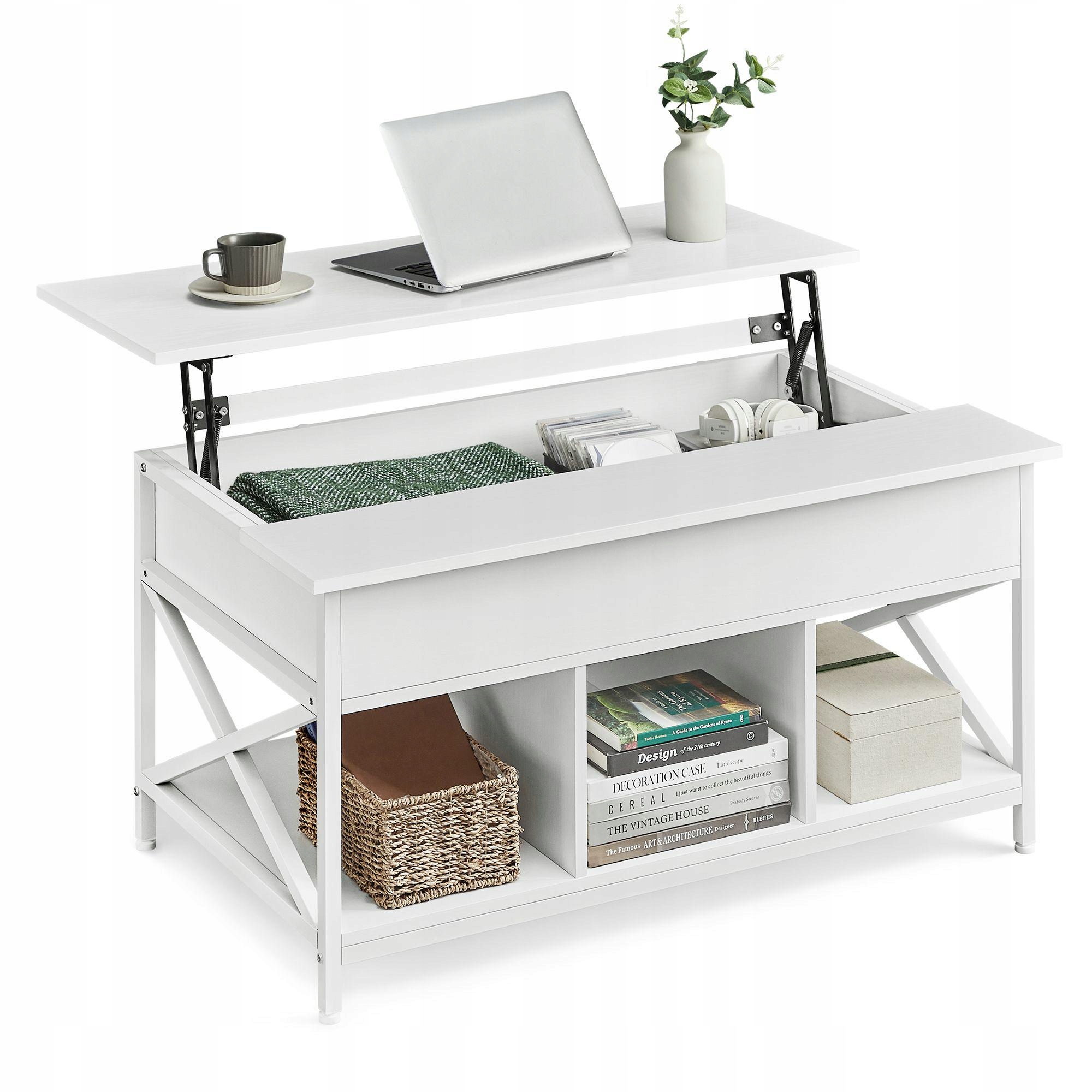 Konferenční Stolek Do Obývacího Pokoje, Stolek Do Obývacího Pokoje Songmics Bílý