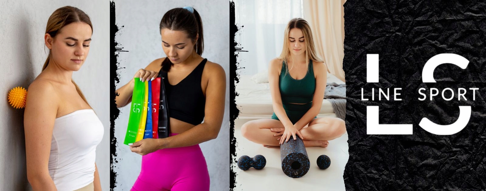 GUMY DO ĆWICZEŃ ZESTAW TAŚM OPOROWYCH POWER BAND LINE SPORT 5 SZT Szerokość 45 mm