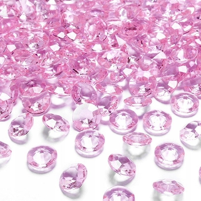 

Diamenciki dekoracyjne Jasnoróżowe 100szt