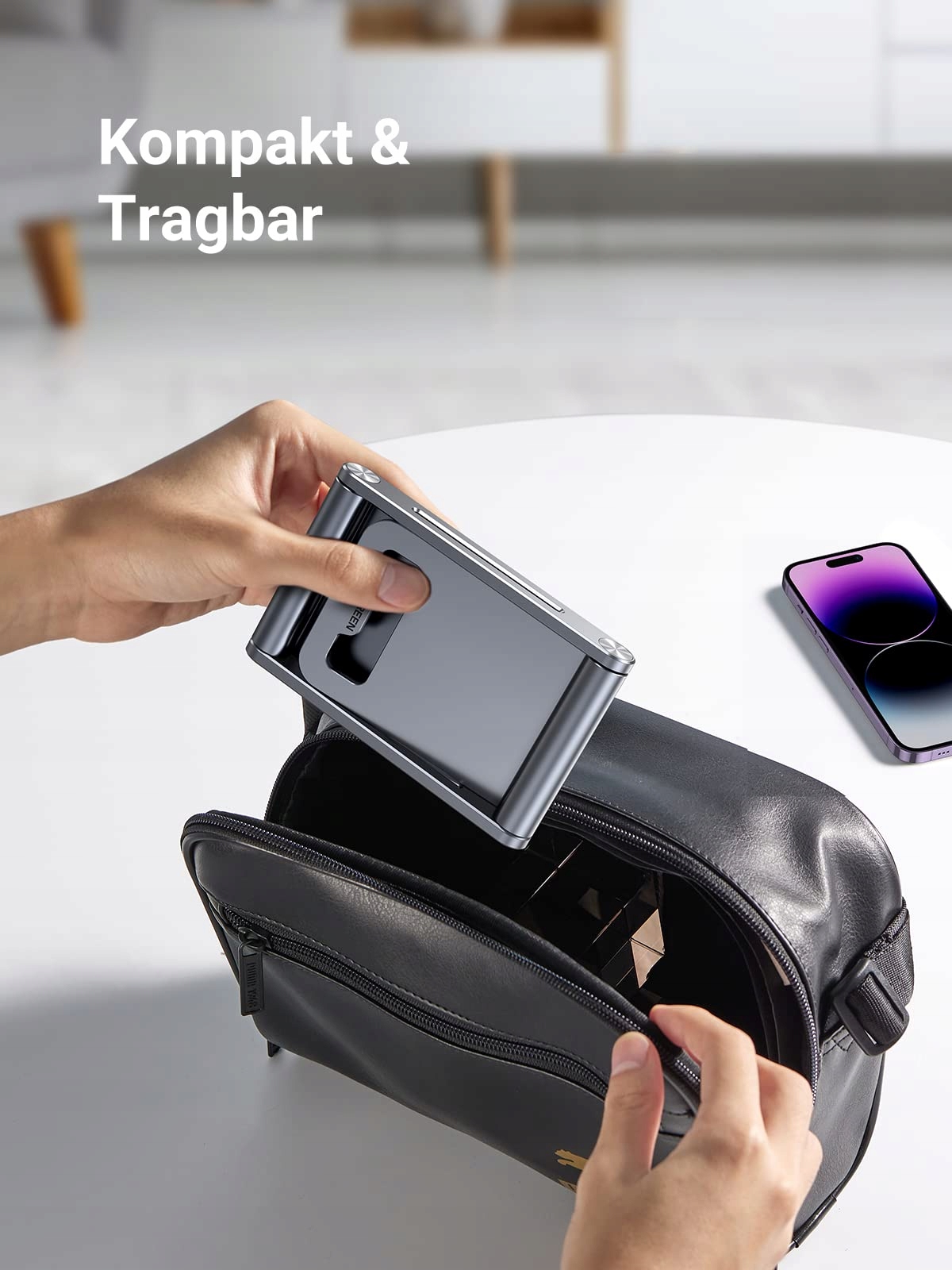 UGREEN Stojak Na Telefon Aluminiowy Regulowany Do iPhone Galaxy Huawei — miniatura 6