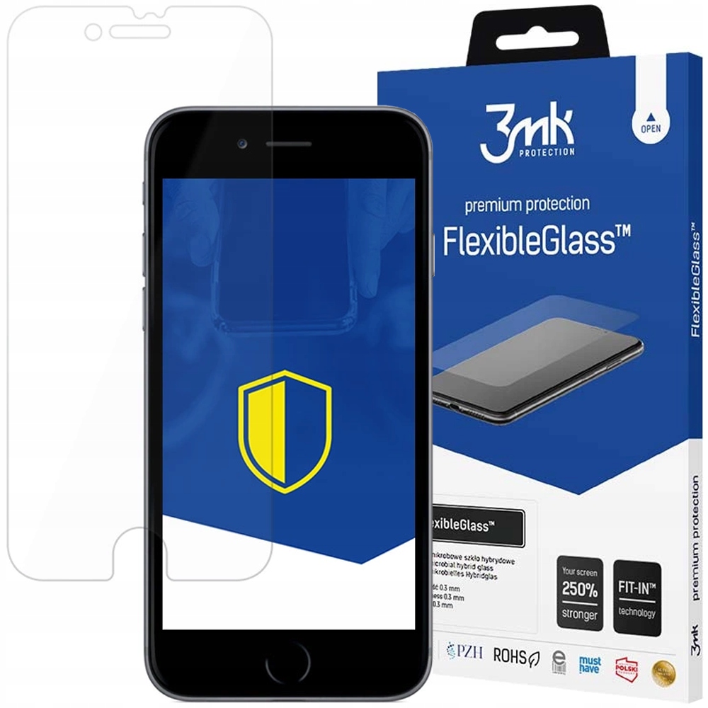 3MK Flexibleglass Szkło Do Iphone 7 Ochrona Ekranu Z Antyzarysowaniem