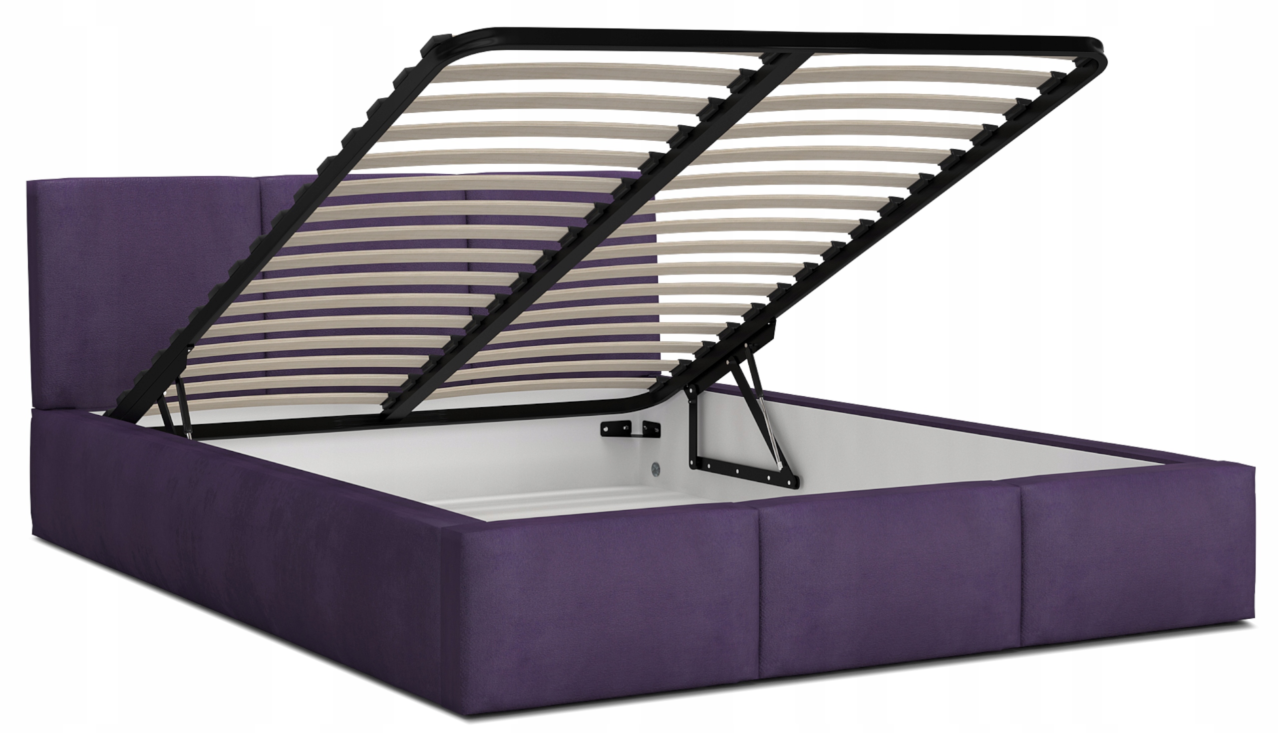 

Łóżko tapicerowane Fresja 160x200 kolor fioletowy