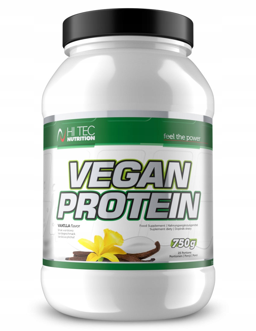 Hi TEC Vegan Protein 750g BIAŁKO WEGAN GROCHU RYŻU