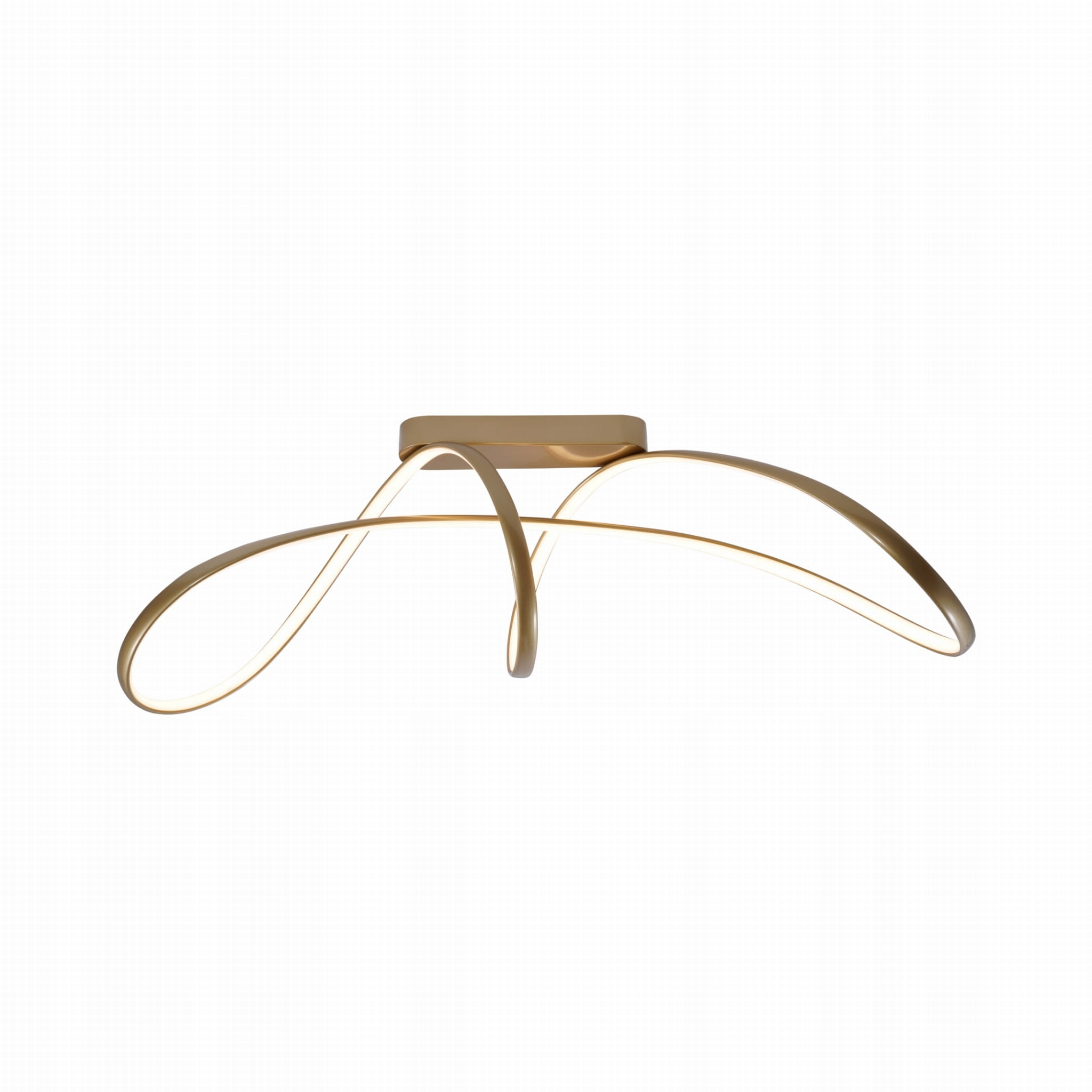 Luxusná lampa vo forme cikcakov špirály s reguláciou farby sveta Fermi