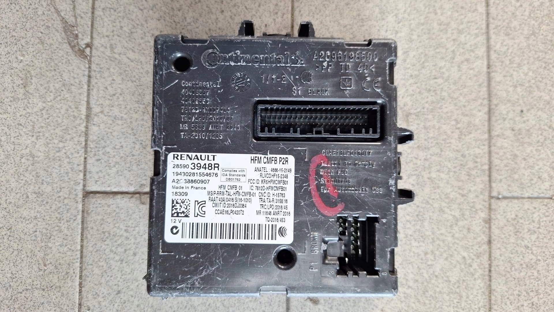 control unit module HFM Dacia Duster II 285903948R