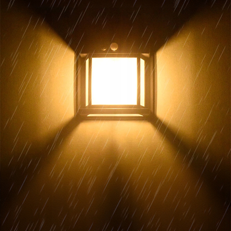 LAMPA SOLARNA KINKIET ŻARÓWKA LED ELEWACYJNA ŚCIENNA OGRODOWA ZEWNĘTRZNA Marka inna