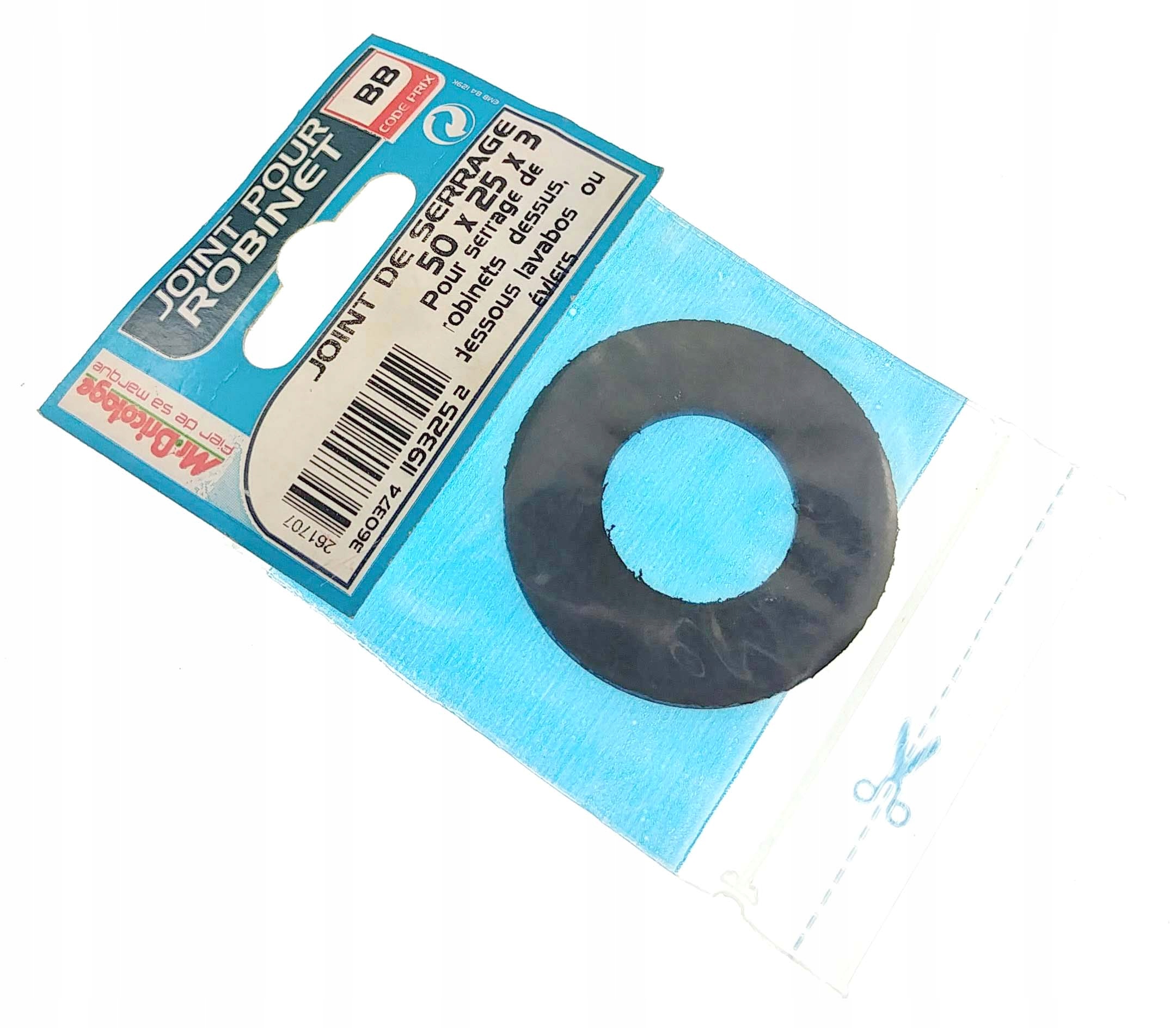 Uszczelka złącza montażowa do kranów 50x25x3mm