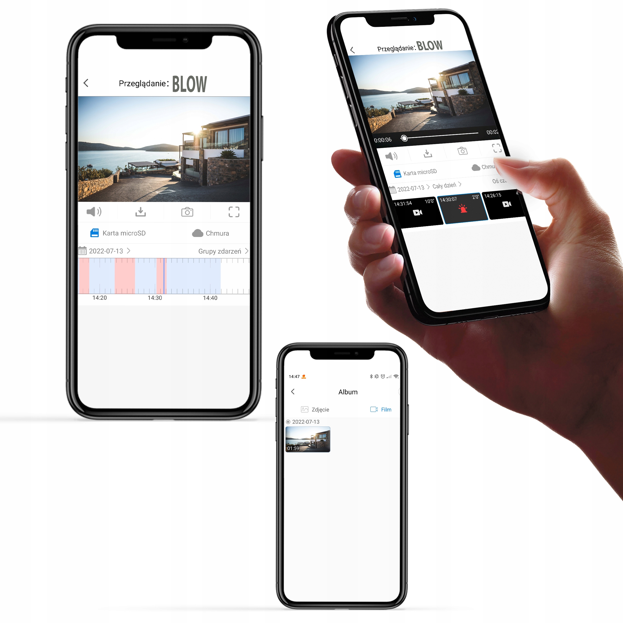 KAMERA WiFi ZOOM ZWNĘTRZNA WEWNĘTRZNA 3MP OBROTOWA 360 STOPNI INTERKOM IP66 Obudowa kopułkowa (dome)