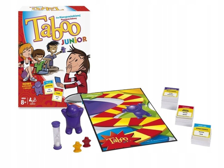 

Taboo Junior gra rodzinna towarzyska 8+ słowa