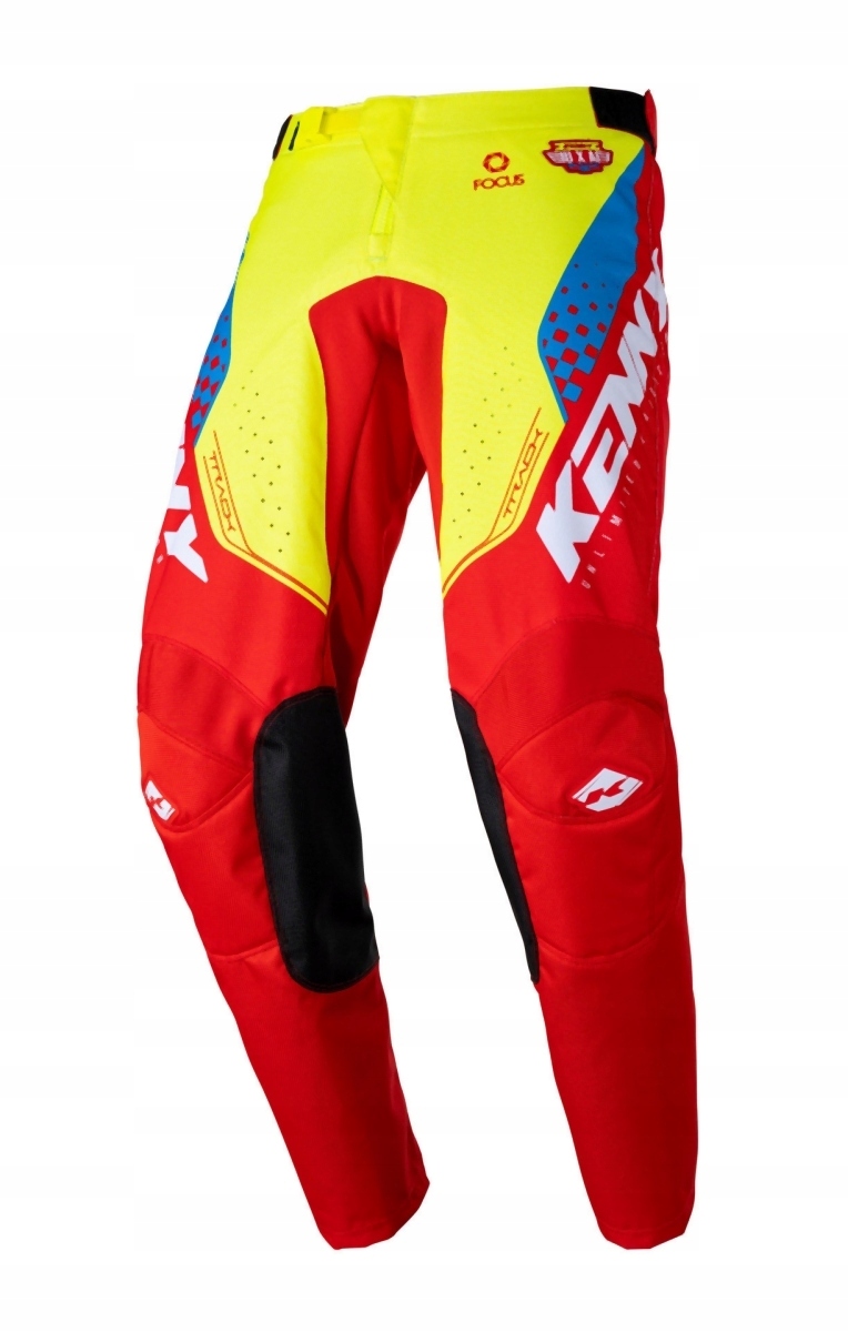Kenny Racing Nohavice Cross/enduro Model Track Focus Kid/junior Neon Yellow/