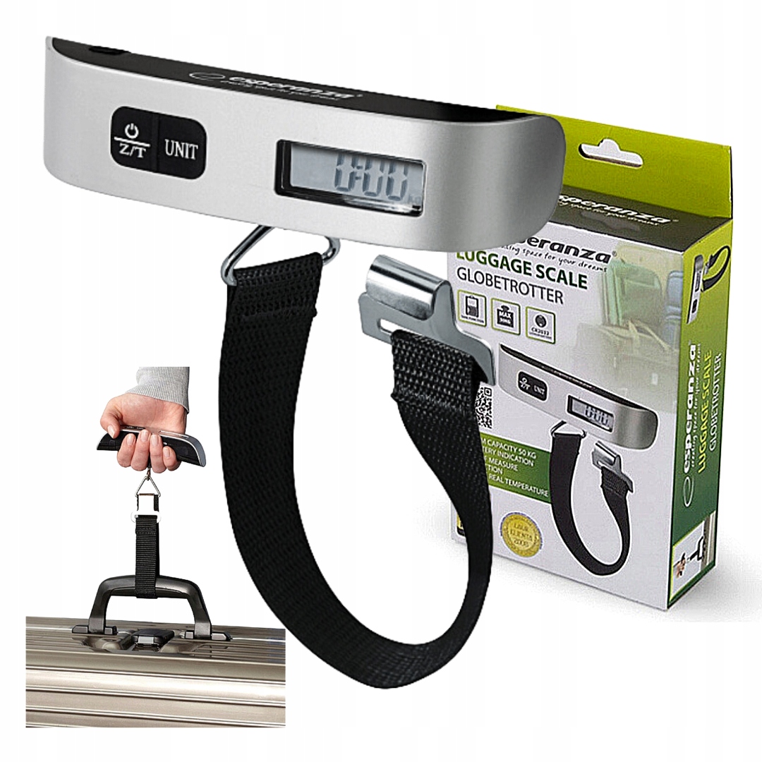 WAGA BAGAŻOWA PODRÓŻNA LOTNICZA RĘCZNA HAKOWA 50kg