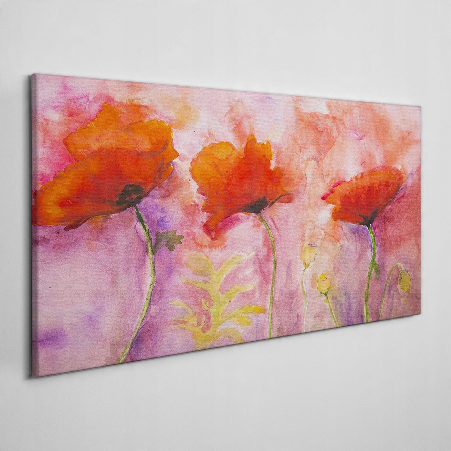 

Obraz na płótnie Kwiaty maki czerwony 120x60 cm