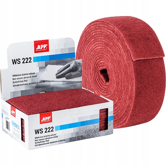 APP włóknina ścierna drobna CZERWONA P320