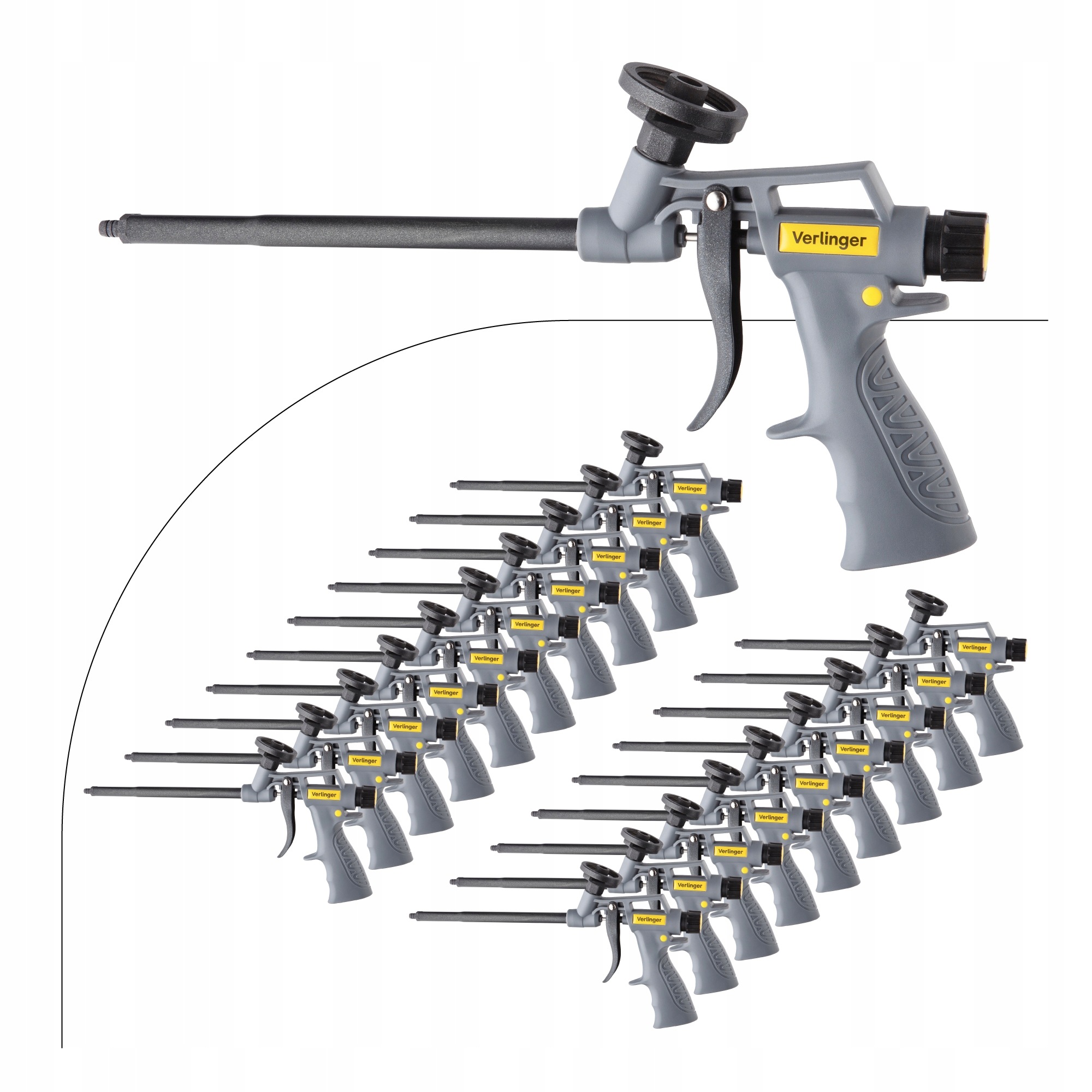 Zestaw 20 X Pistolet Do Pianki Montażowej Teflonowy Solidny VFP-1 Verlinger