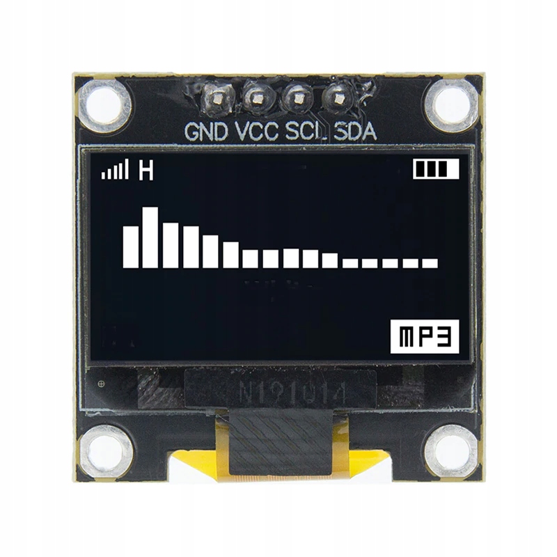 

Wyświetlacz Oled 0.96 128x64 I2C SSD1306 Biały