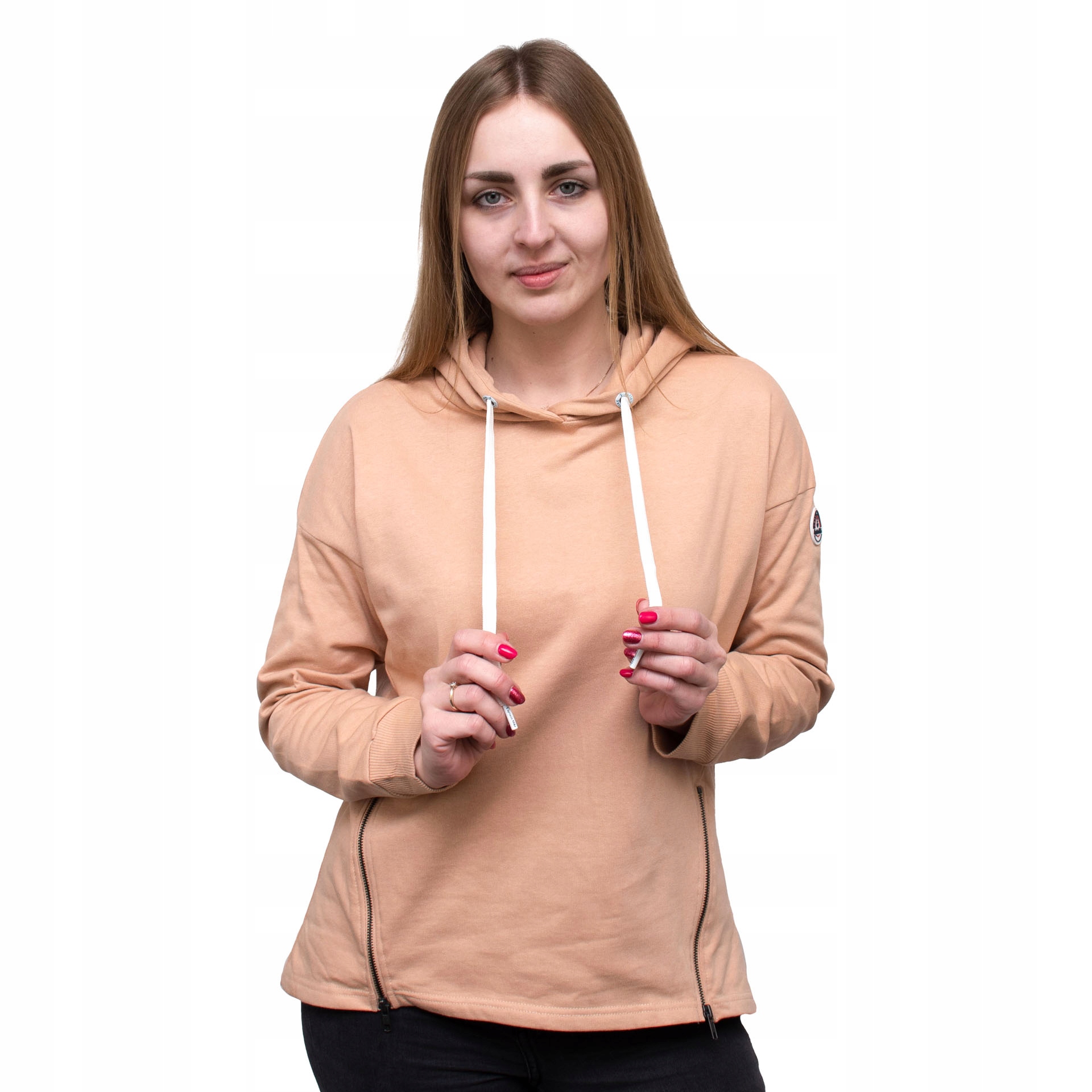 Mikina s kapucí béžová Captain Mike M