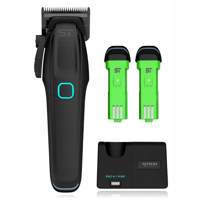 Supreme Clipper Recharge STC779 Maszynka do strzyżenia 8000RPM, 2x Bateria