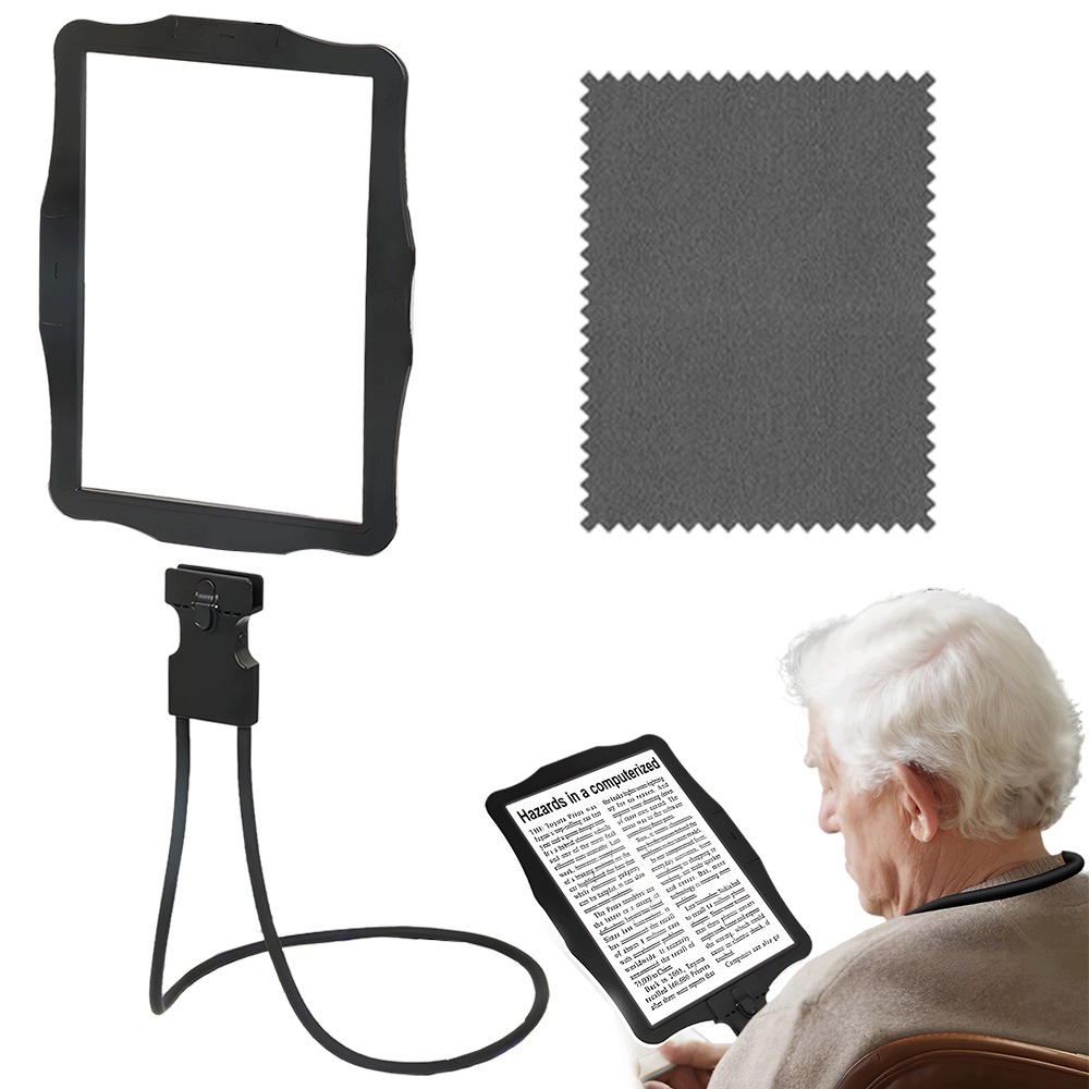 Lupa Sklo 3V1 Led Na Krk Ruční Stojanová Na Čtení