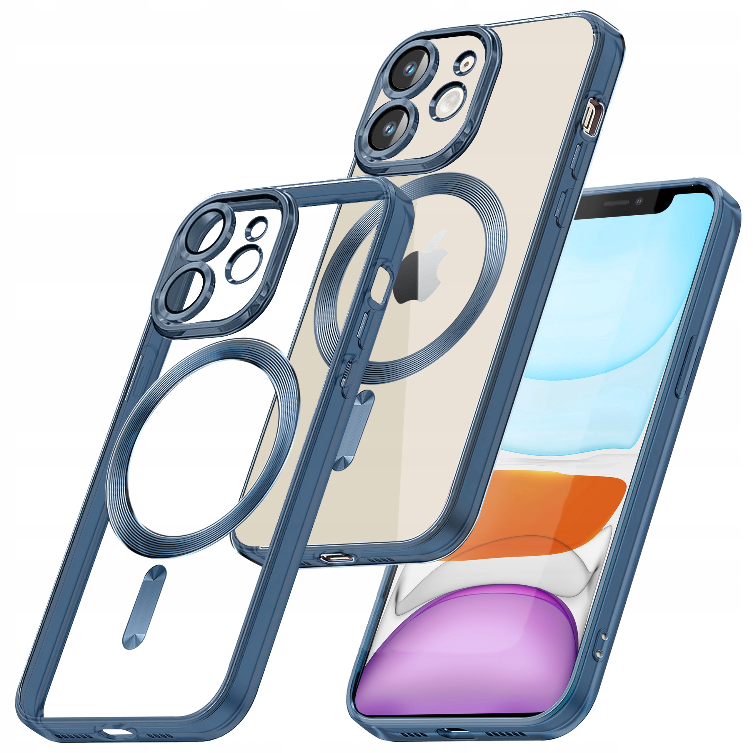 ETUI MAGNETYCZNE DO IPHONE 11 COLOUR CASE | KOLORY Kolor różowy