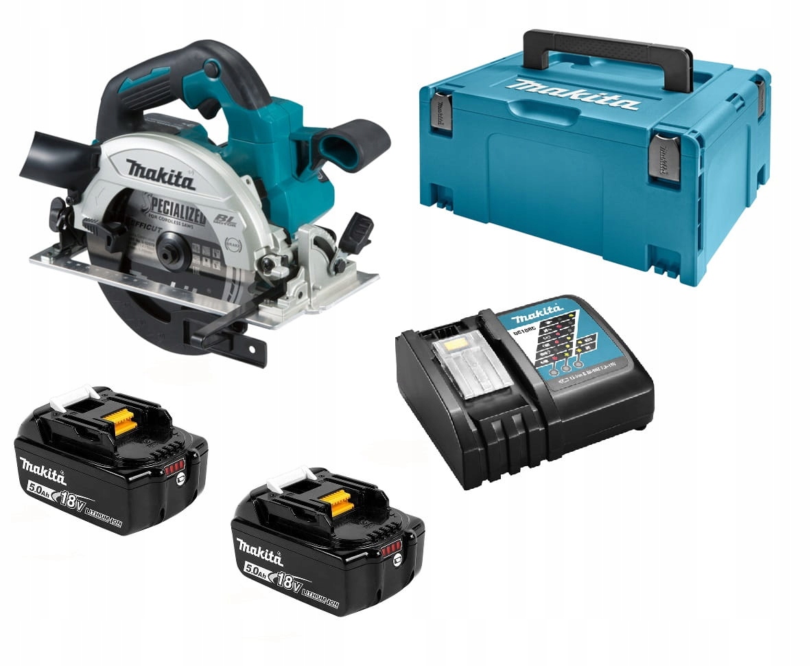 Makita DHS660RTJ kotoučová pila 165 mm 18 V 2x5 Ah