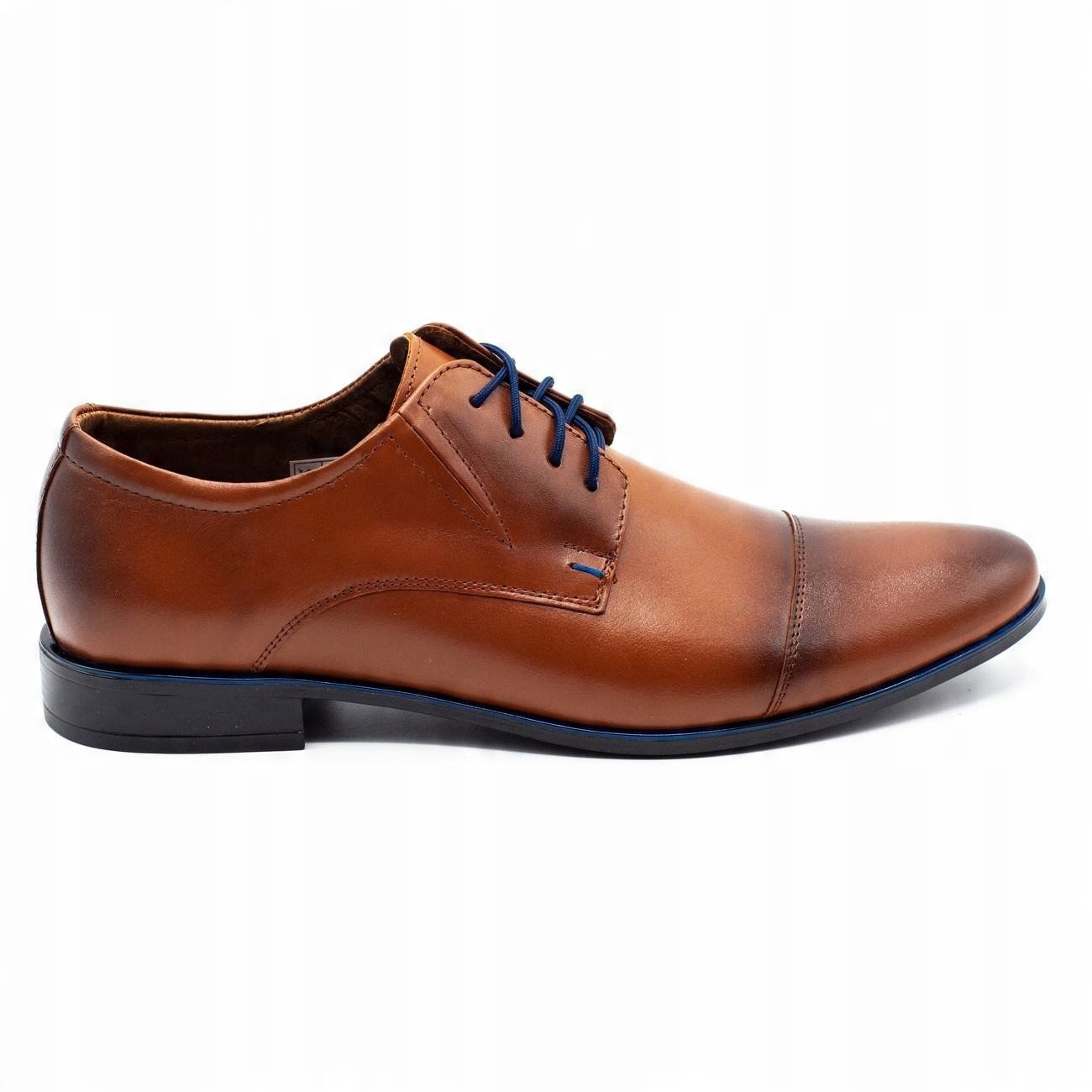 

Brązowe Skóra naturalna Buty Półbuty Lukas r.41