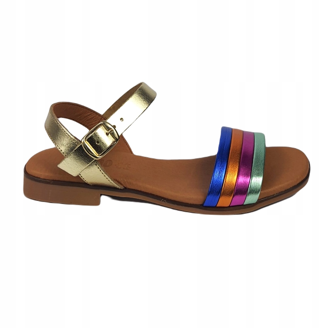 Dámské sandály Verano 14204 Multicolor Gold Velikost 38, Mix barev