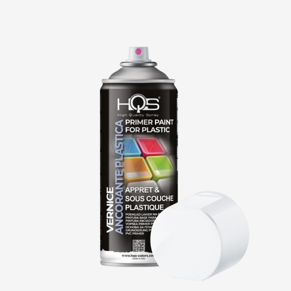 Hqs Spray Farba Lakier Utrwalający Do Tworzywa Sztucznego Plastiku 400ML