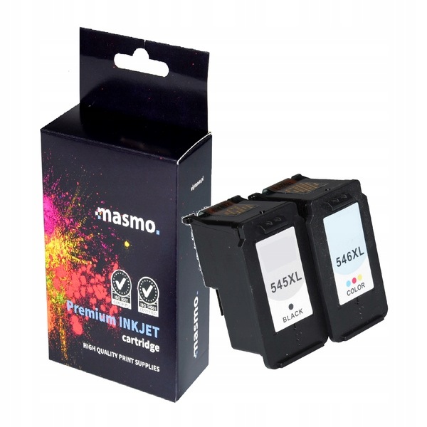 2x Inkoust pro Canon Pg 545 CL 546 iP2850 MG2450 2455 2550 2950 TS3350 TS3450