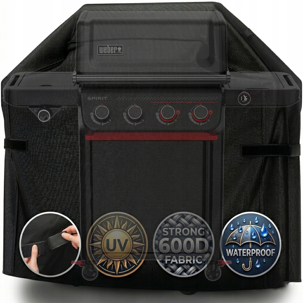Prémiový obal pro Weber Spirit EPX-435: voděodolný, Uv ochrana