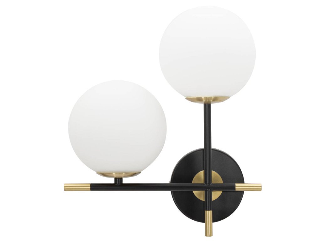 Visiaca lampa s 2 guľami