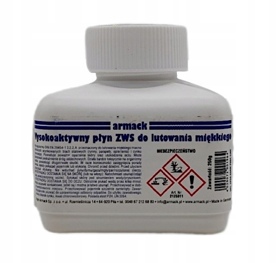 Tavidlo pro pájení zinku a pozinkovaných plechů Zws 250 g