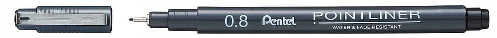 CIENKOPIS PENTEL S20P POINTLINER 0,8MM Grubość 0.8 mm