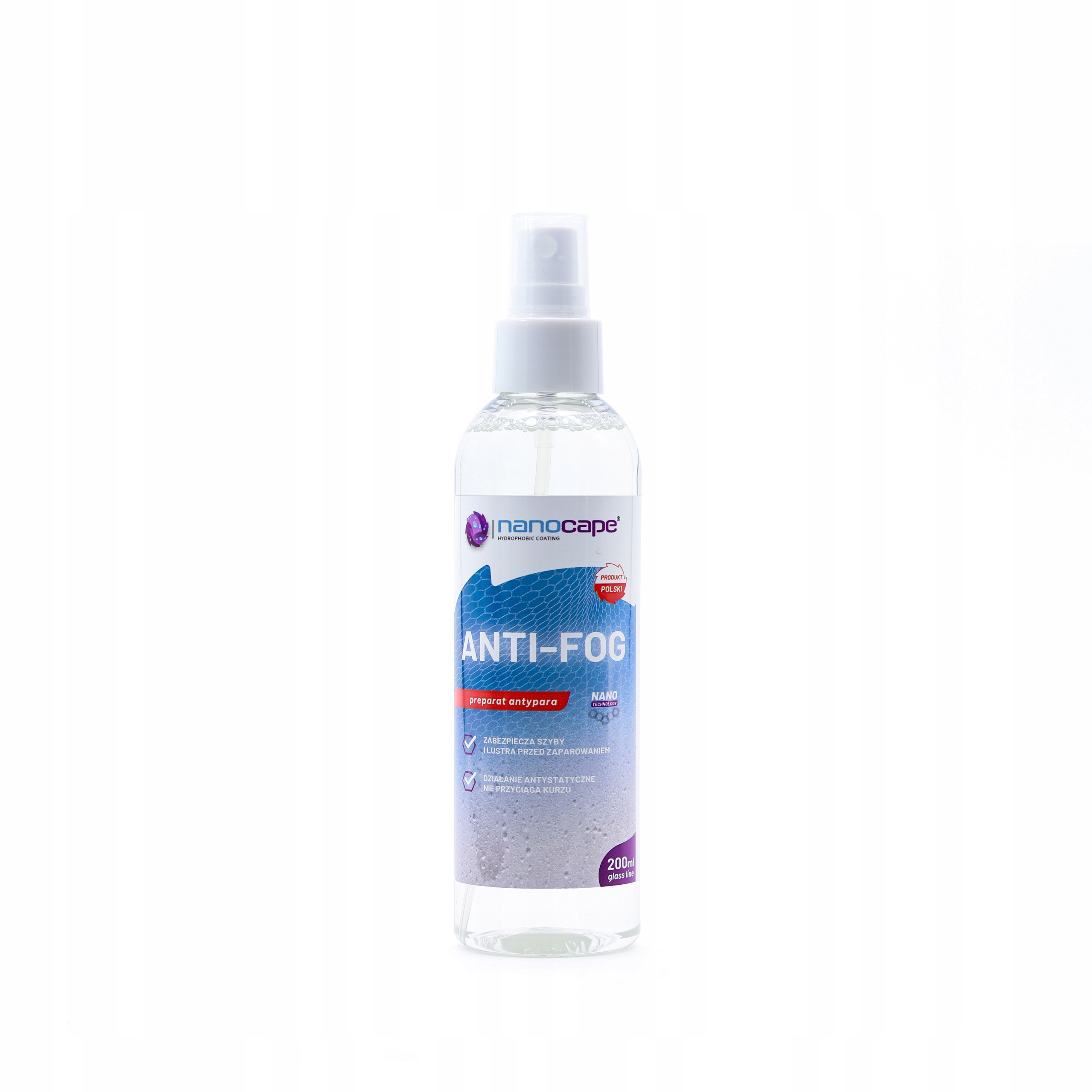 

Antypara do okularów przyłbic gogli Nanocape 200ml