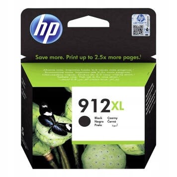 Originální inkoust Hp 912XL Černý 3YL84AE