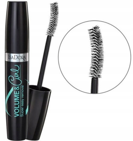 

Isadora Volume&Curl 10 Black 12ml tusz do rzęs