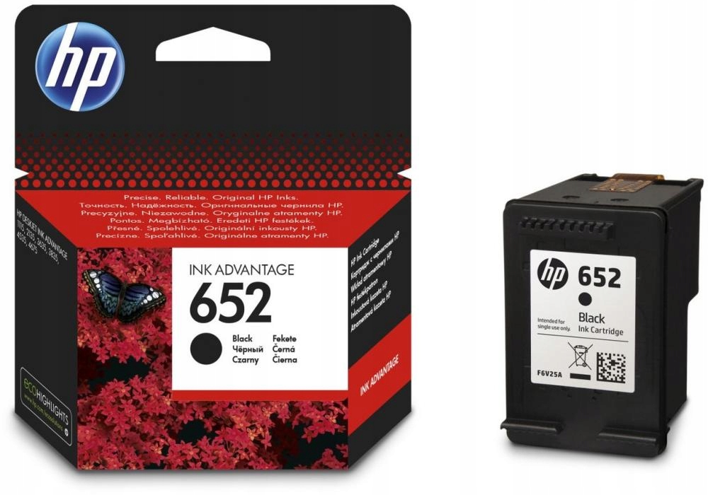 

Tusz Hp F6V25AE 652 Czarny do Drukarki