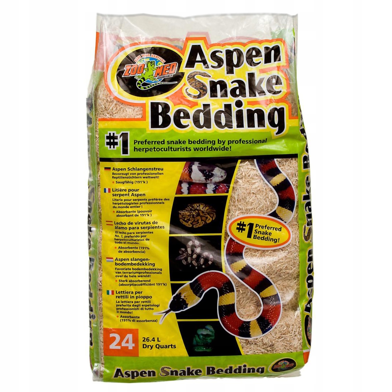 

Zoo Med Aspen Snake Bedding 26l podłoże- terrarii