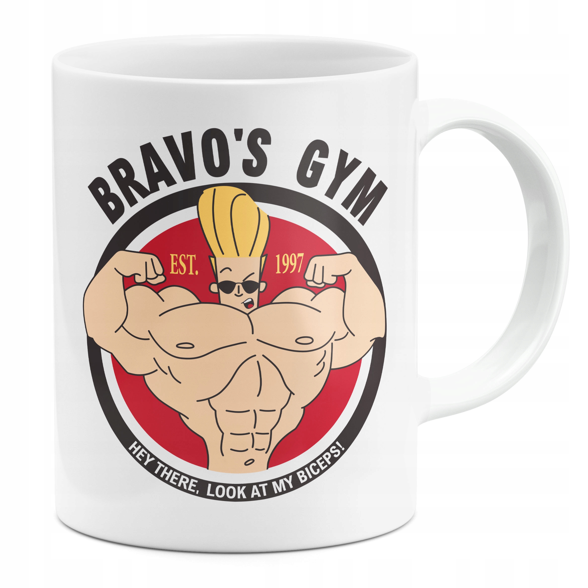 

Kubek Johny Bravo's Gym Kreskówka Cartoon Network