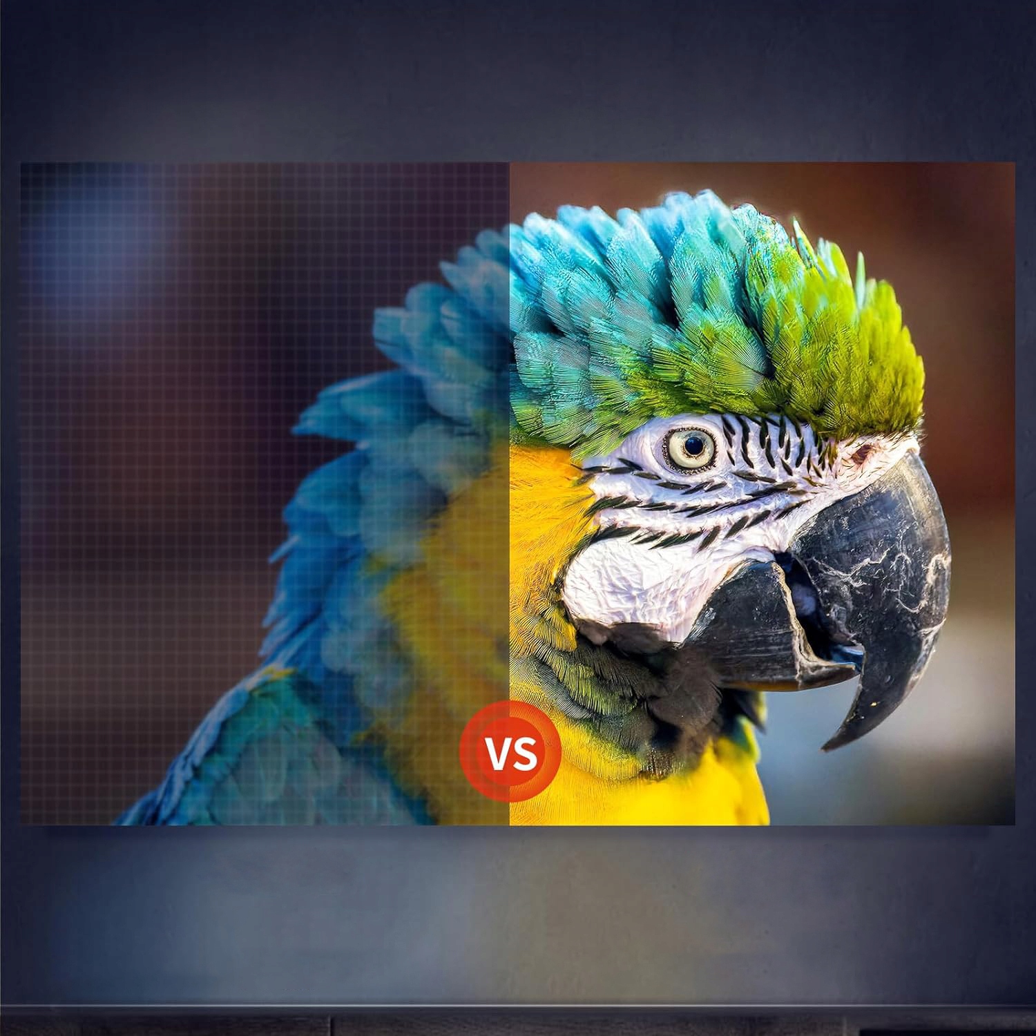 Mini Projektor Przenośny Rzutnik WiFi Full HD 4K 7500lm do telefonu laptopa Żywotność lampy w trybie normalnym 30000 h