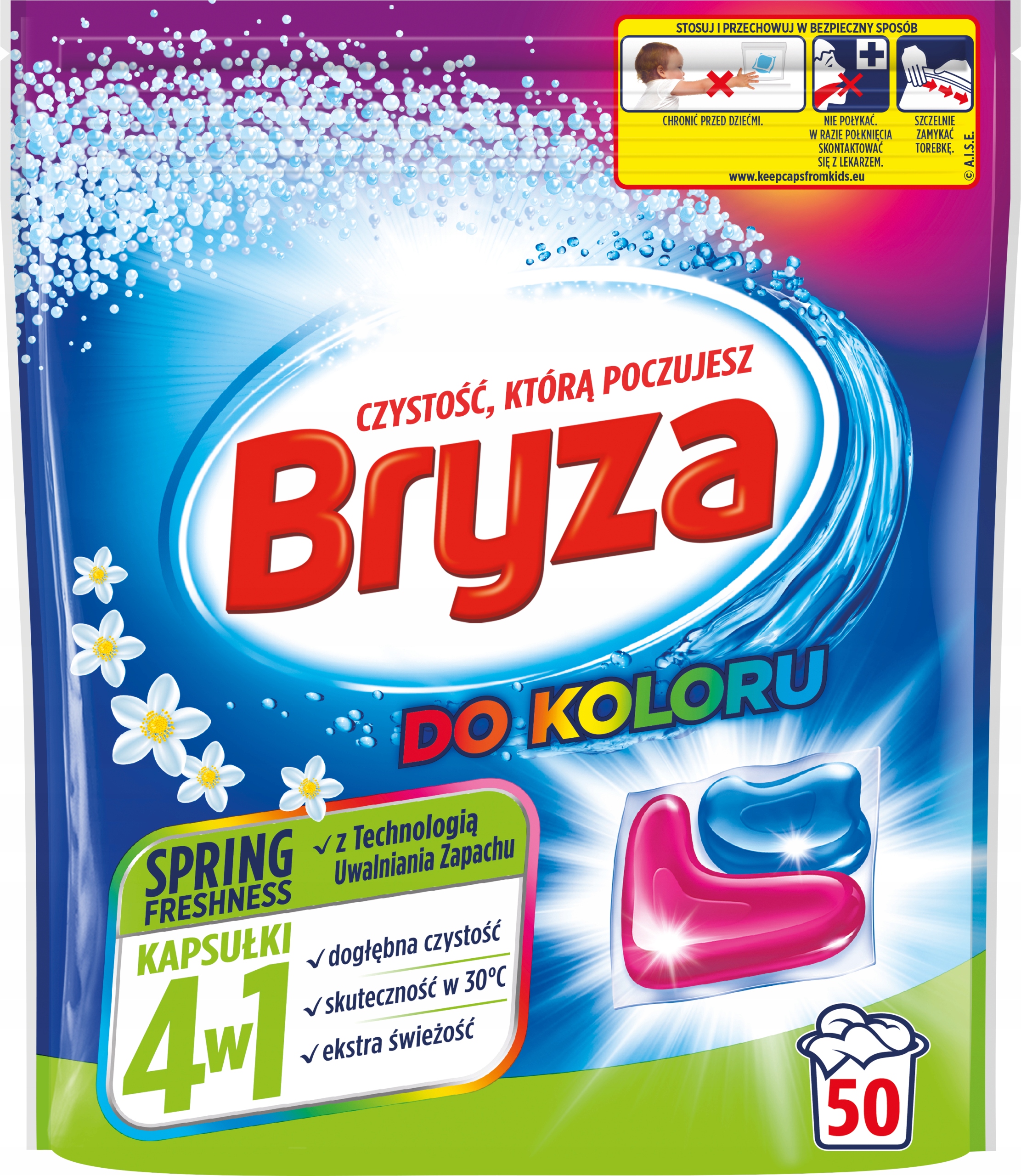 

Bryza 4w1 Spring Freshness kapsułki prania 50szt