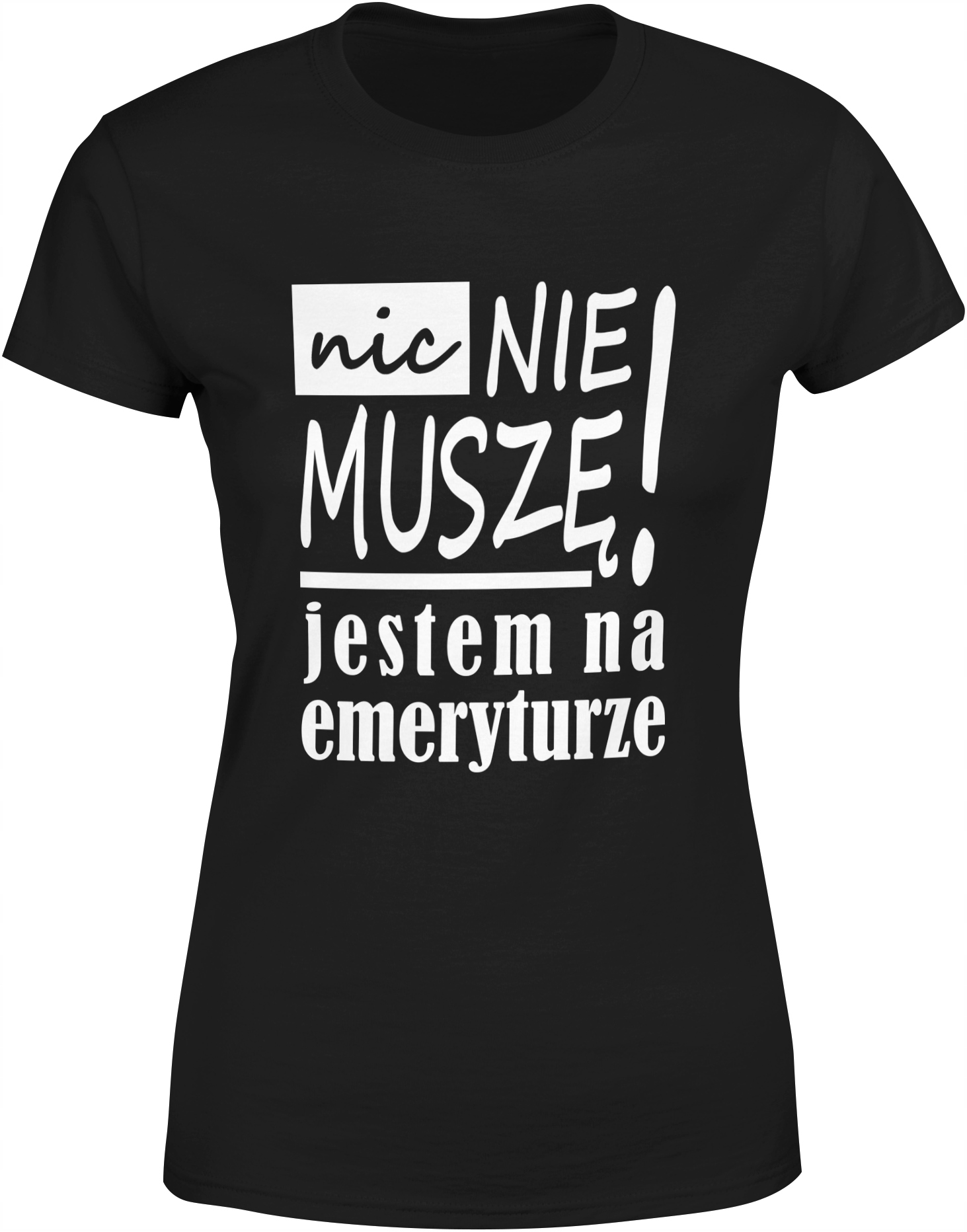 

Dla Emeryta Koszulka Damska Z Nadrukiem L