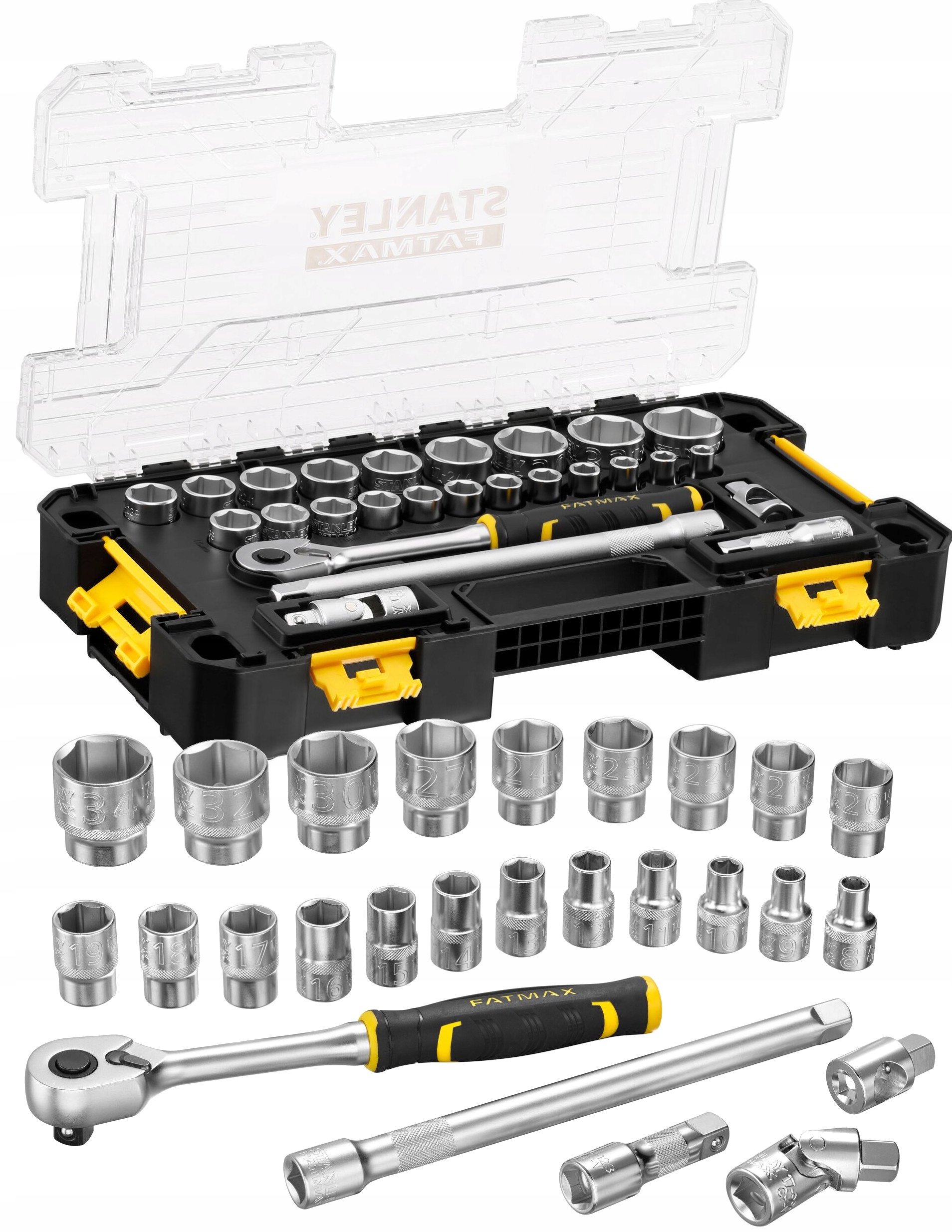 

Stanley 98103 Zestaw Kluczy Nasadowych 1/2'' 26SZ