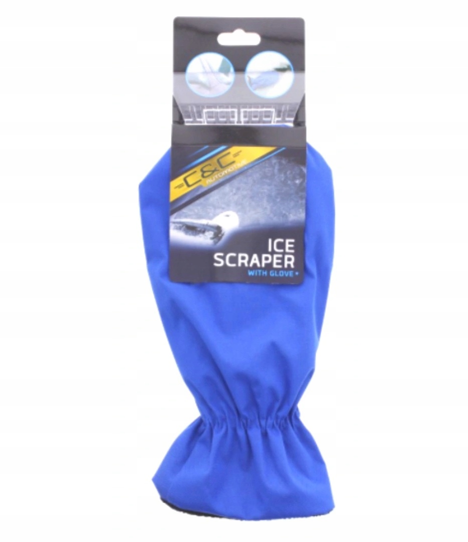 SAMOCHODOWA SKROBACZKA DO SZYB Z RĘKAWICĄ CZERWONA Producent ZD Trading